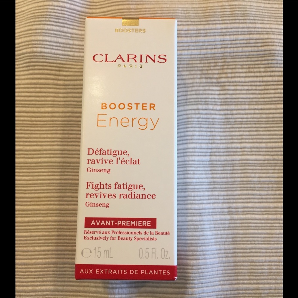 Clarins Energy Booster. Revived radiance.